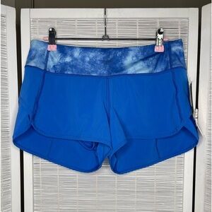 Lululemon Speed Short Pipe Dream Blue Size 6 New with Tags Athletic